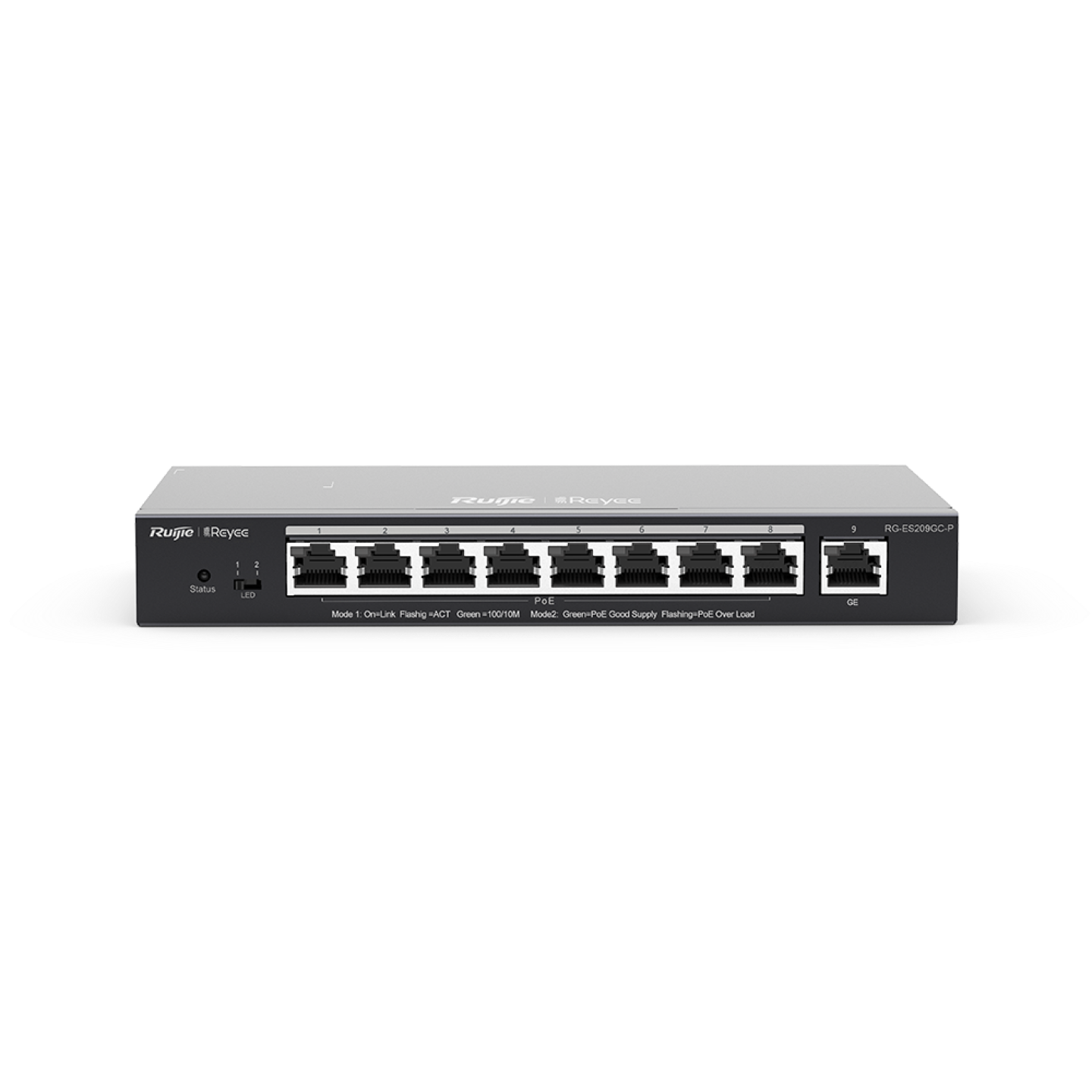 Ruijie Reyee RG-ES209GC-P | 9-Port Gigabit Cloud Yönetilebilir PoE Switch