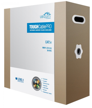 Ubiquiti TOUGH Cable Level 1 1000' box (305Mt)